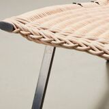 Early PK22 in Rattan by Poul Kjaerholm for E. Kold Christensen Denmark 1956