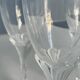 Set de 6 verre a vin cristal d’arques modèle granville forme de fleur