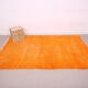 Tapis marocain vintage orange 174 x 255 cm - Tapis en laine berbère - Tapis fait main