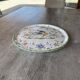 Decorative pie dish in Moustiers porcelain