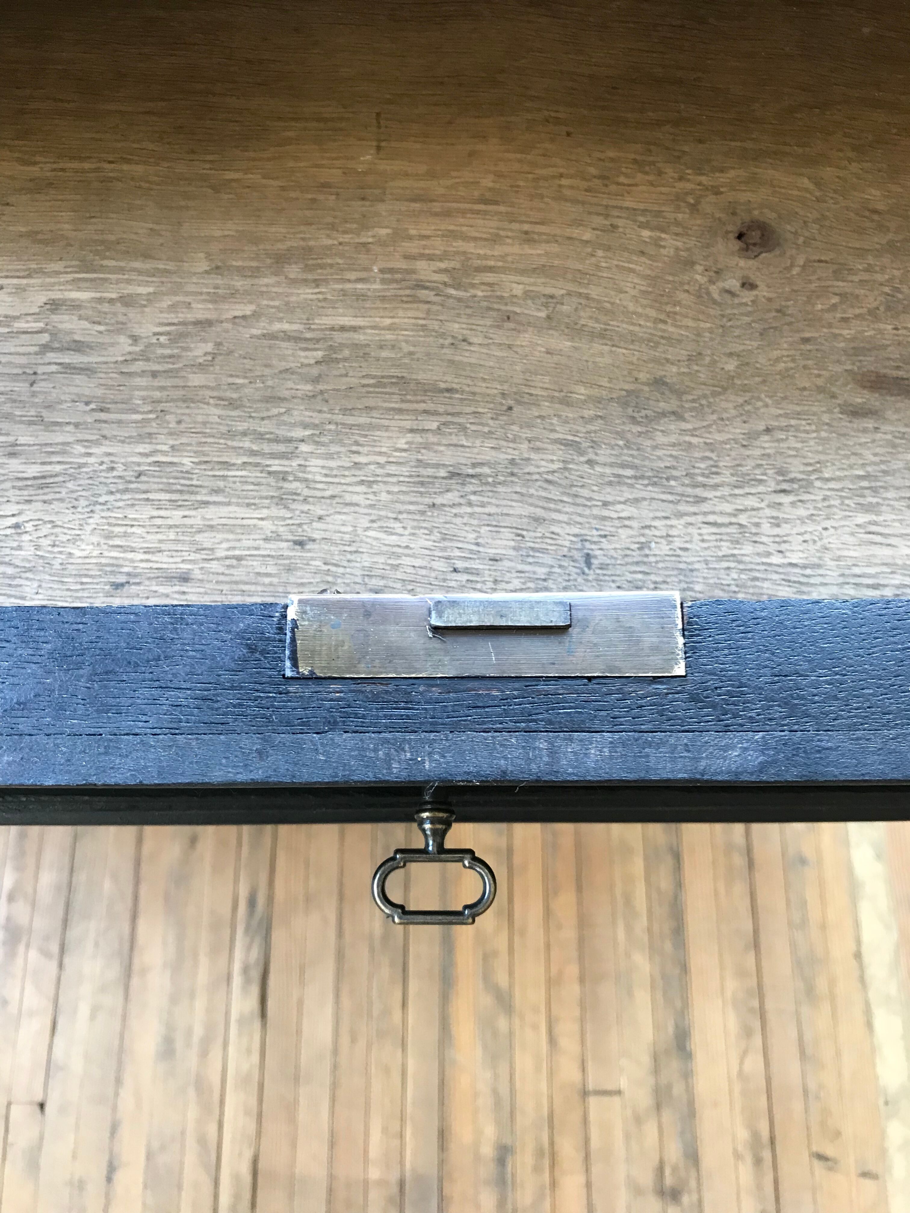 Napoleon Antique blackened wooden desk