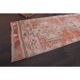1970s Vintage Turkish Hand-Knotted Wool Cotton Red Runner Rug 90x307