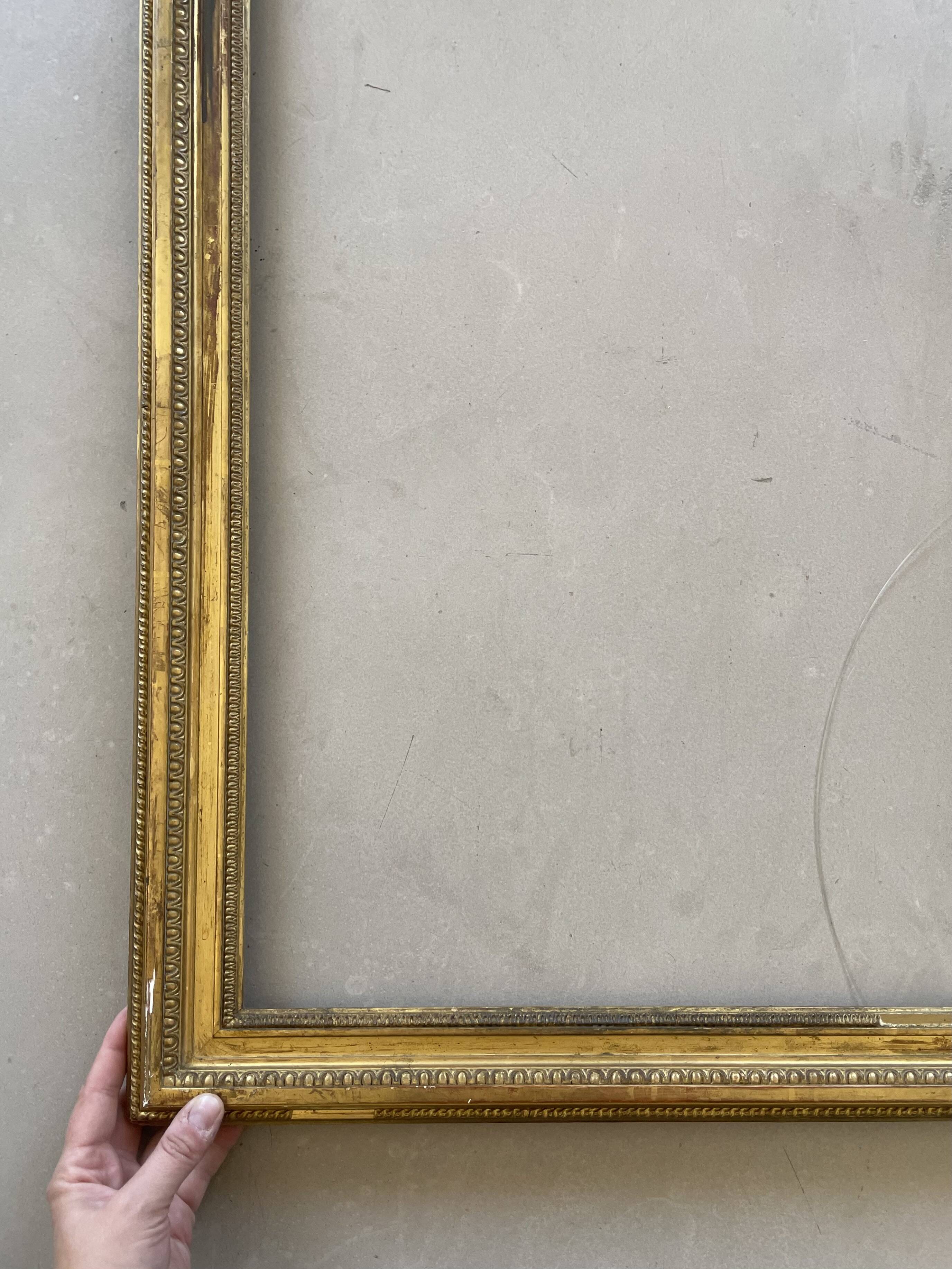 Cadre doré ancien 75x60cm