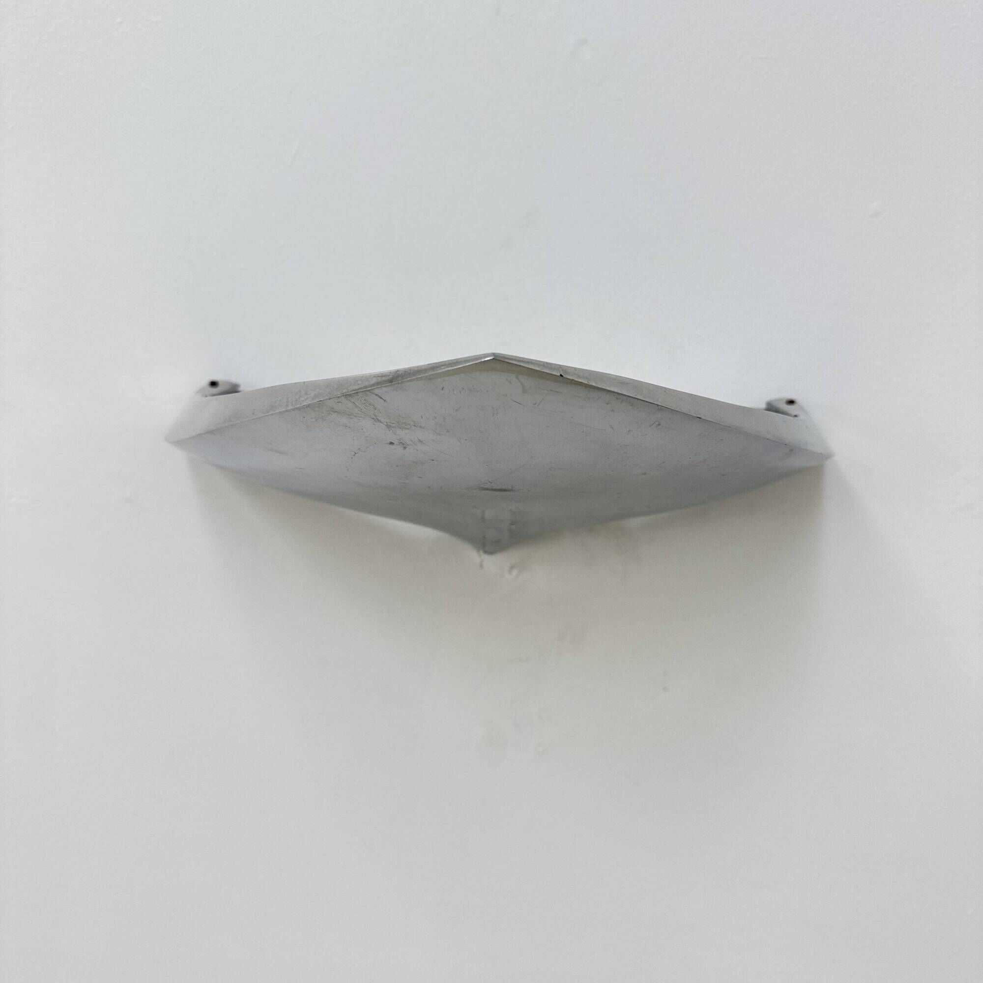 Modern French Polished Chrome wall Lamp by LG, Paris France