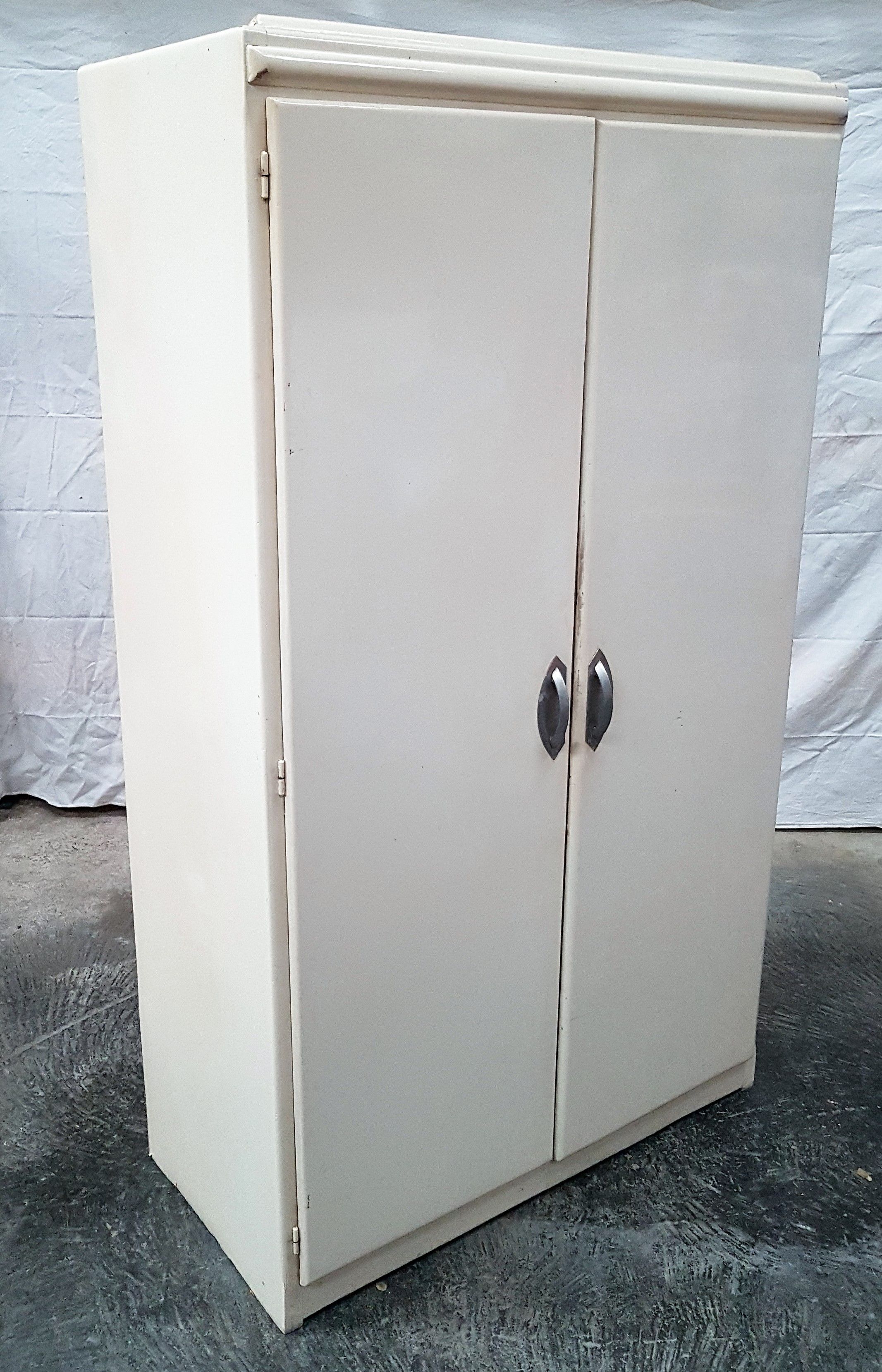 Old wooden kitchen cabinet from the 50s-60s.