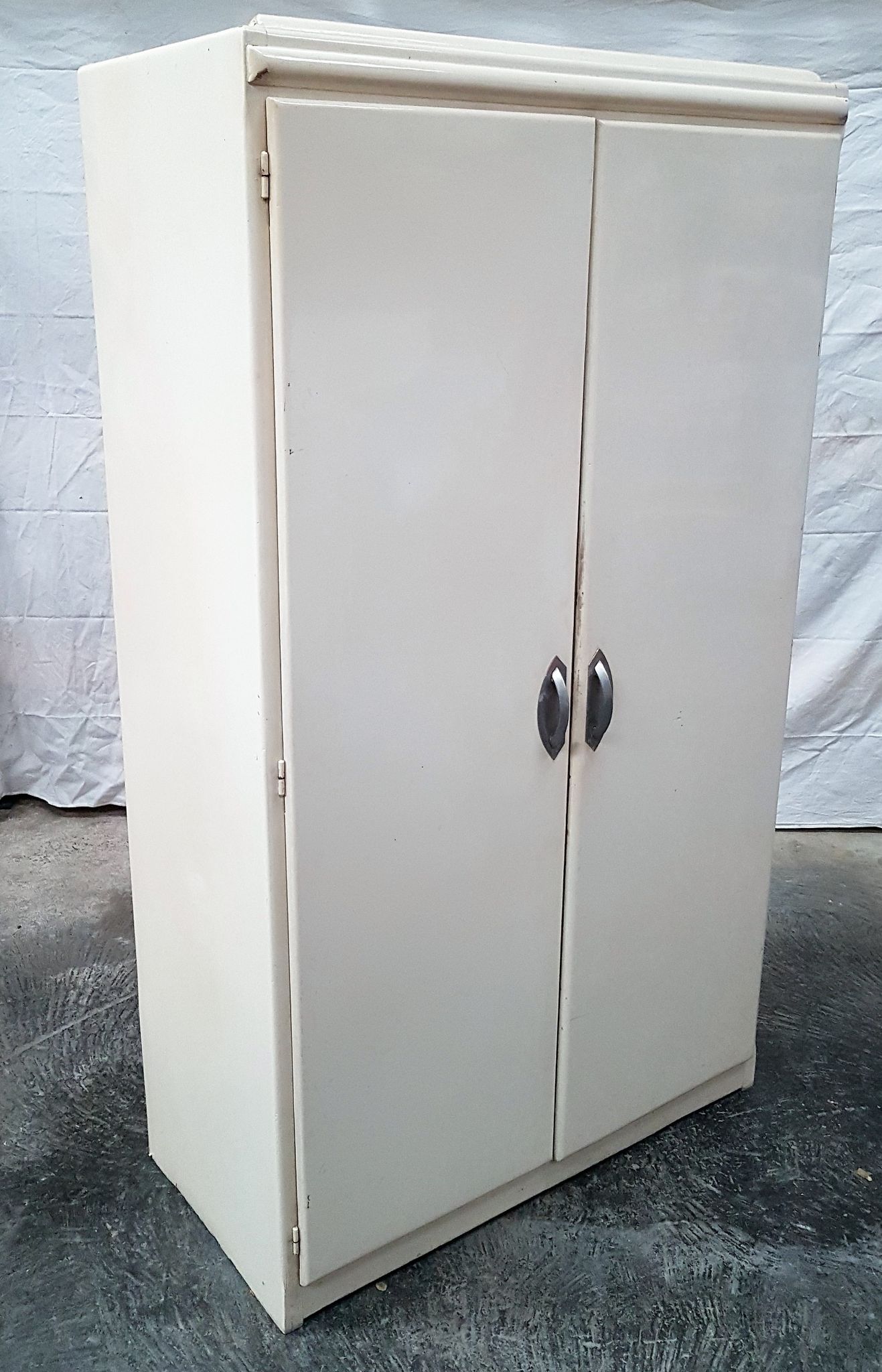 Old wooden kitchen cabinet from the 50s-60s.