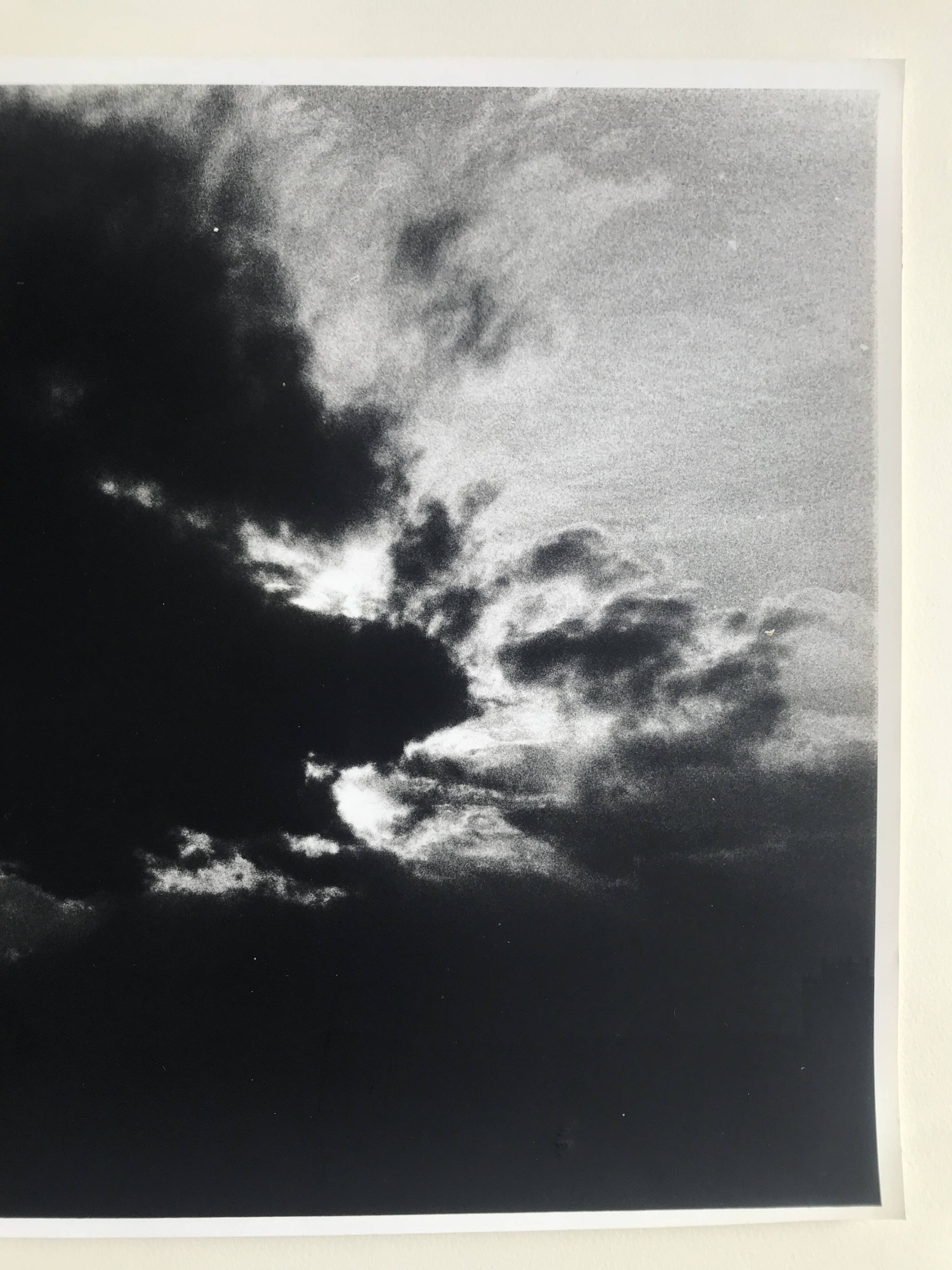 Rosine nusimovici, untitled (cloud iii), c 1980. black and white silver print