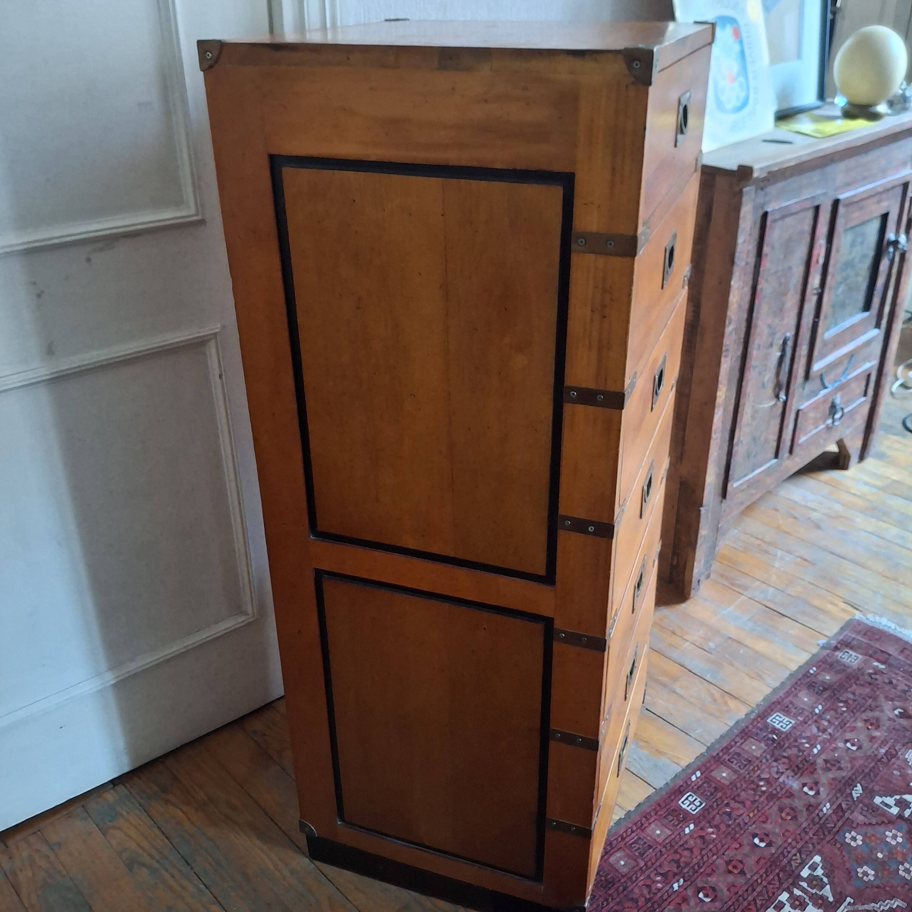 Nautical style chest of drawers.