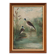 Large decorative painting of birds in water, France 1960s