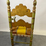 Baroque throne armchair