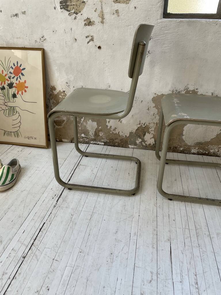 Trio of Tubax chairs 1950