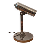 Chrome articulated desk lamp