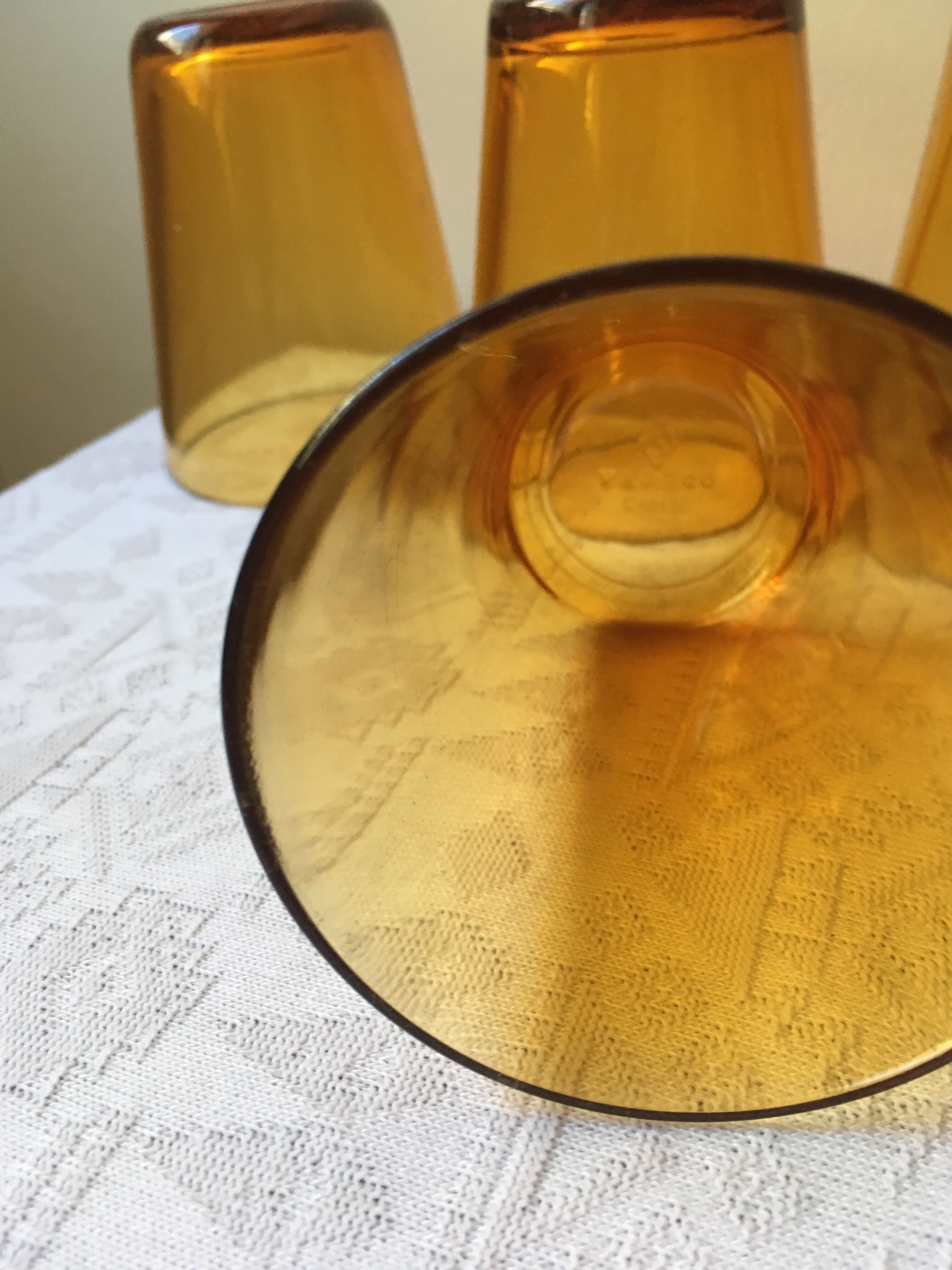 Set of 4 Vereco water glasses