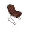 Chaise vintage tube chromé