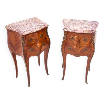 Set of bedside tables, France, circa 1920.