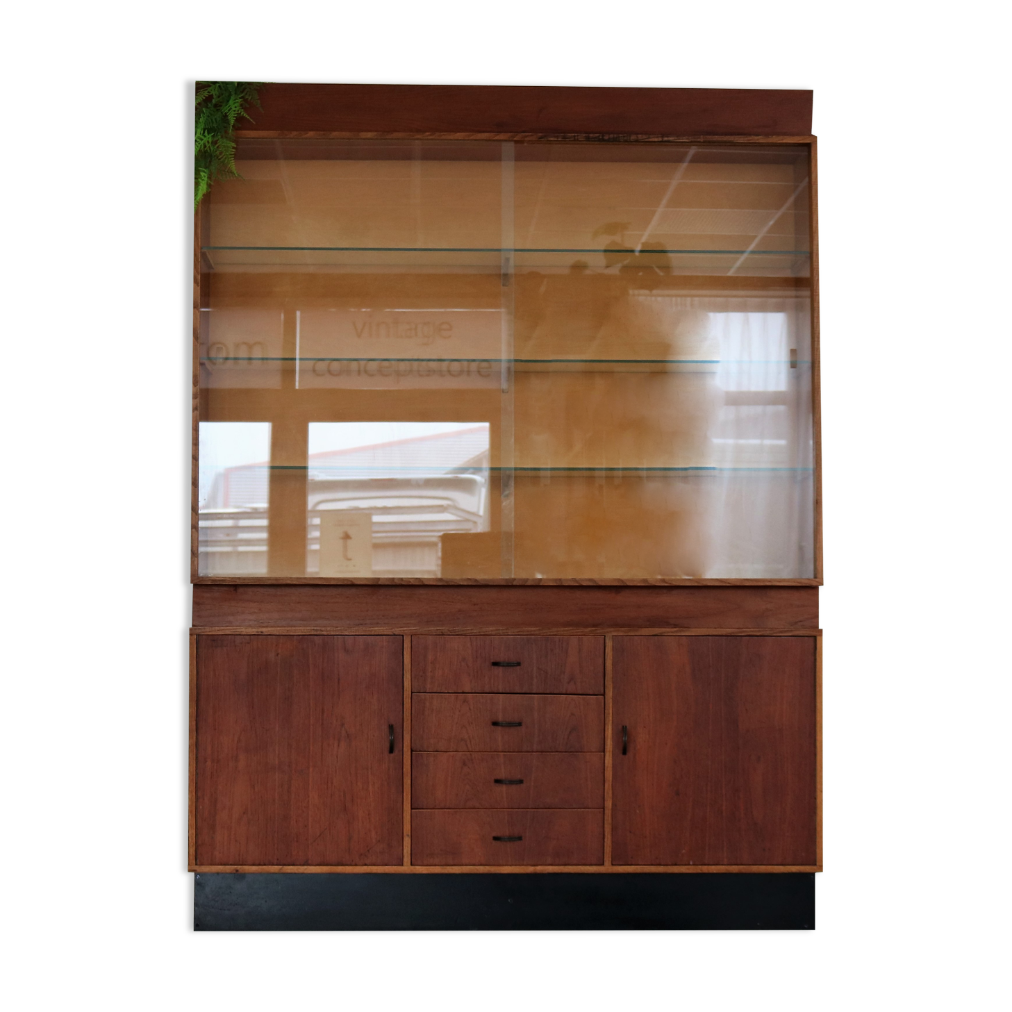 vintage display cabinet