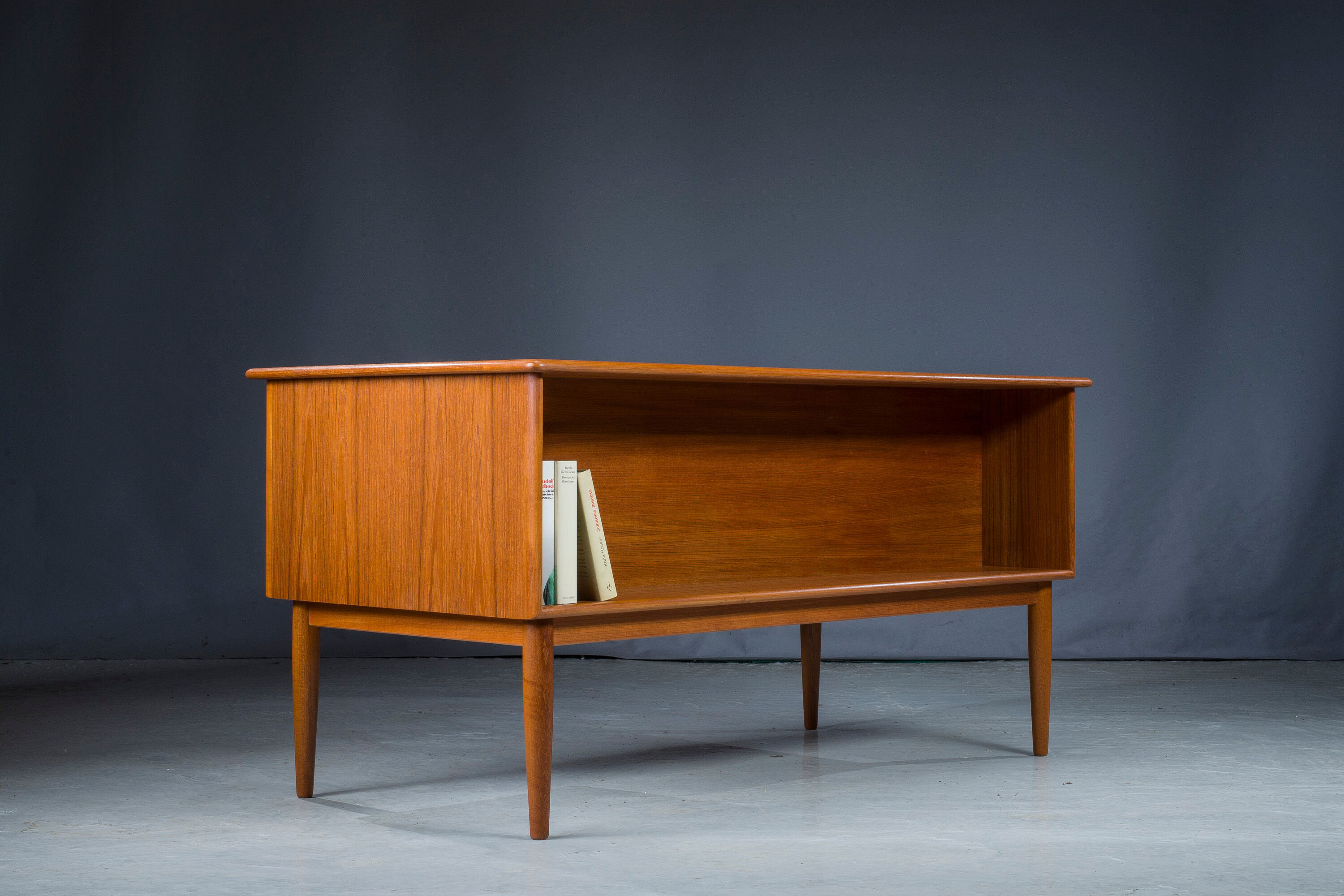 Mid-Century Danish Modern Desk Teak by Svend Madsen for Falster, 1970s