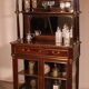vitrine/bar d'époque Louis XVI en acajou