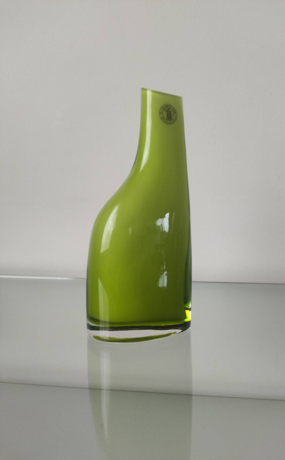 Handcrafted glass vase