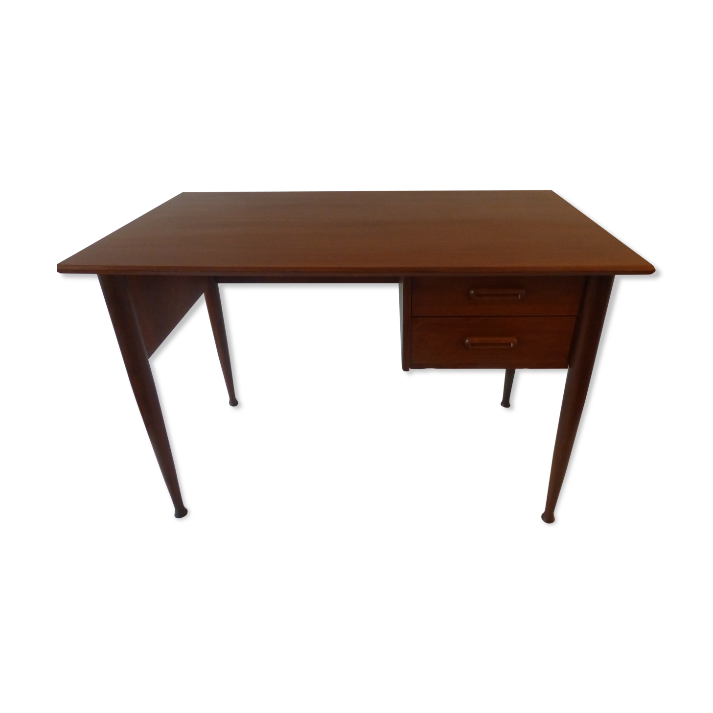 Scandinavian desk massive teak