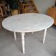 Table ronde avec 2 abattants