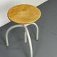 Mid-century modernist industrial adjustable stool from Oostwoud Fabrieken Franeker, 1950s