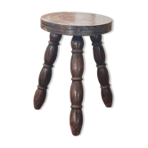 Wooden tripod stool