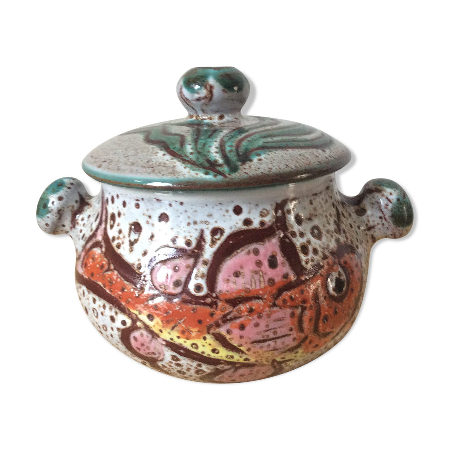 Pot with Ceramic Lid Vallauris