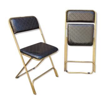 Pair of vintage Lafuma chairs
