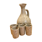 Service à liqueur en Grès La Borne