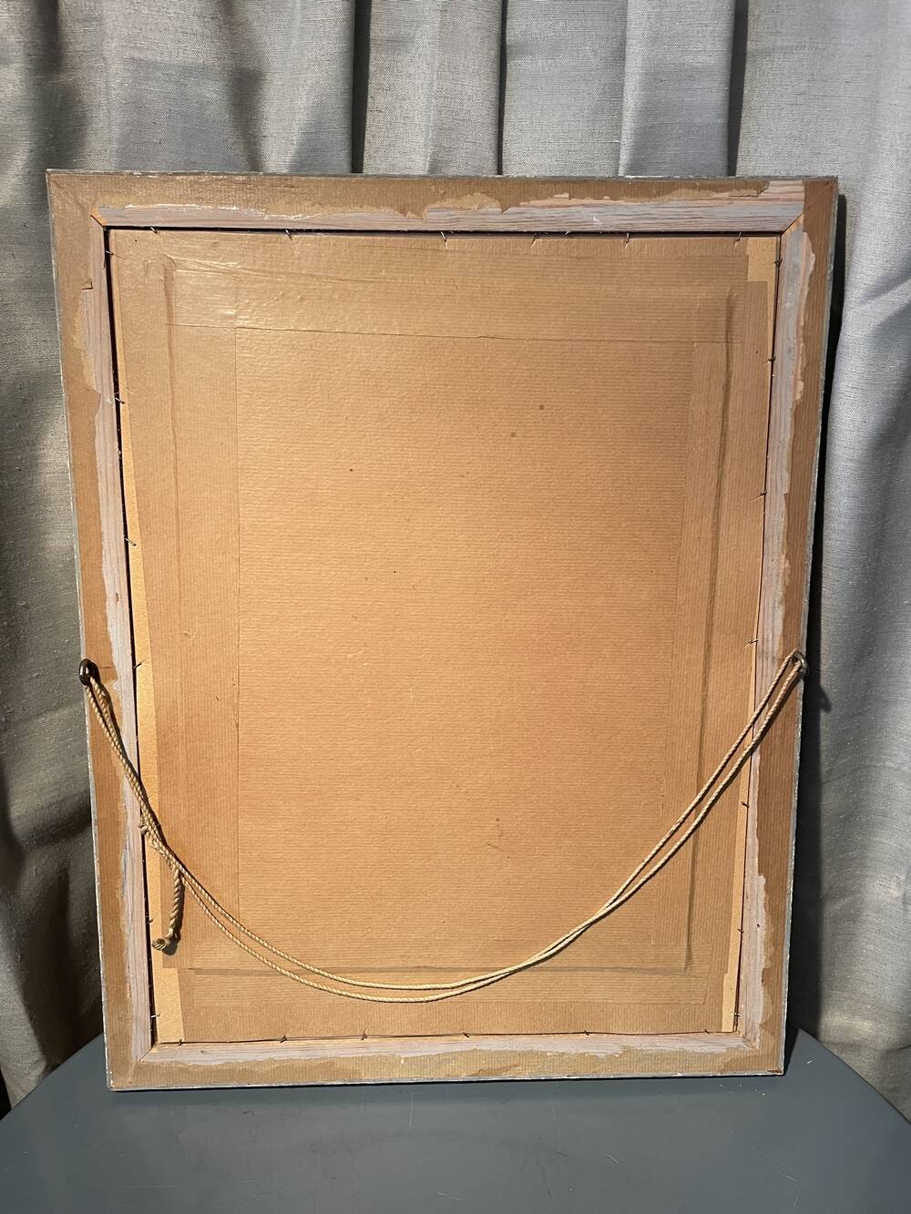 WATERCOLOR ALSACIAN FARMYARD LUCIEN FUCHS