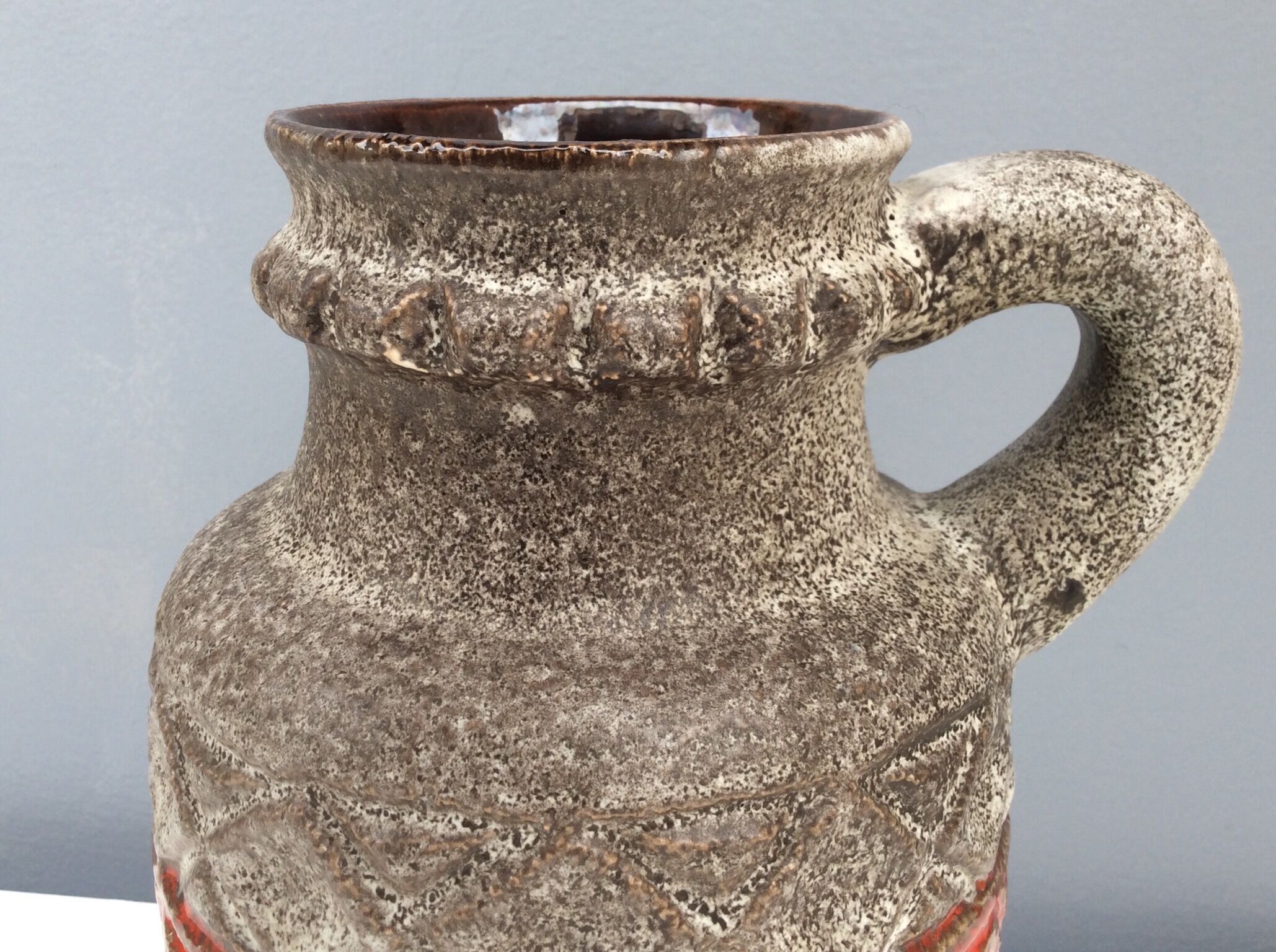 Bay West Germany ceramic pitcher, 1960s