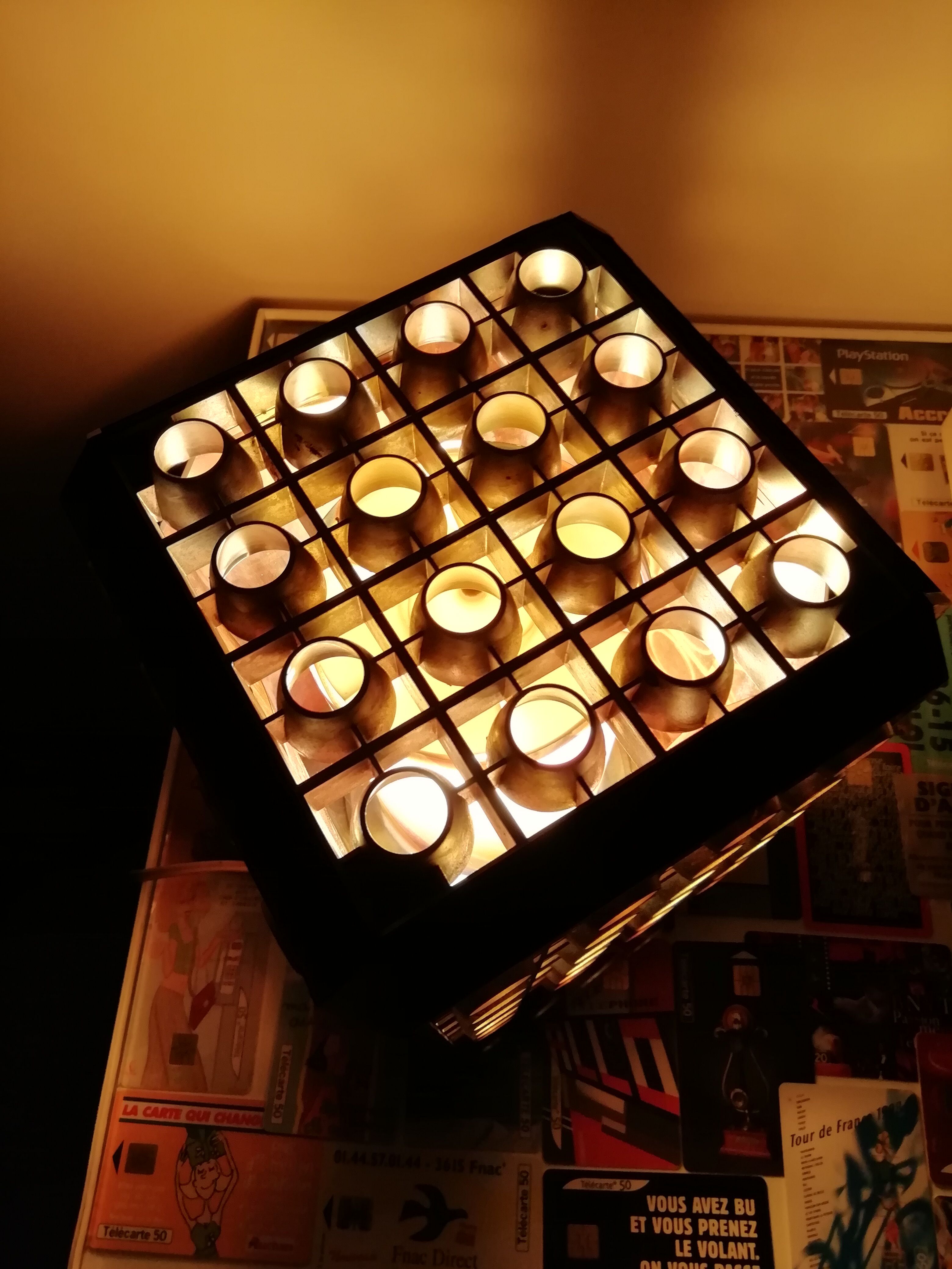 Vintage kaleidoscope lamp