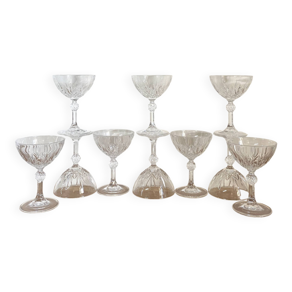 Série de 6 verres a whisky rcr en cristal au plomb 24% italie Série de 6 verres a whisky rcr en cristal au plomb 24% italie
