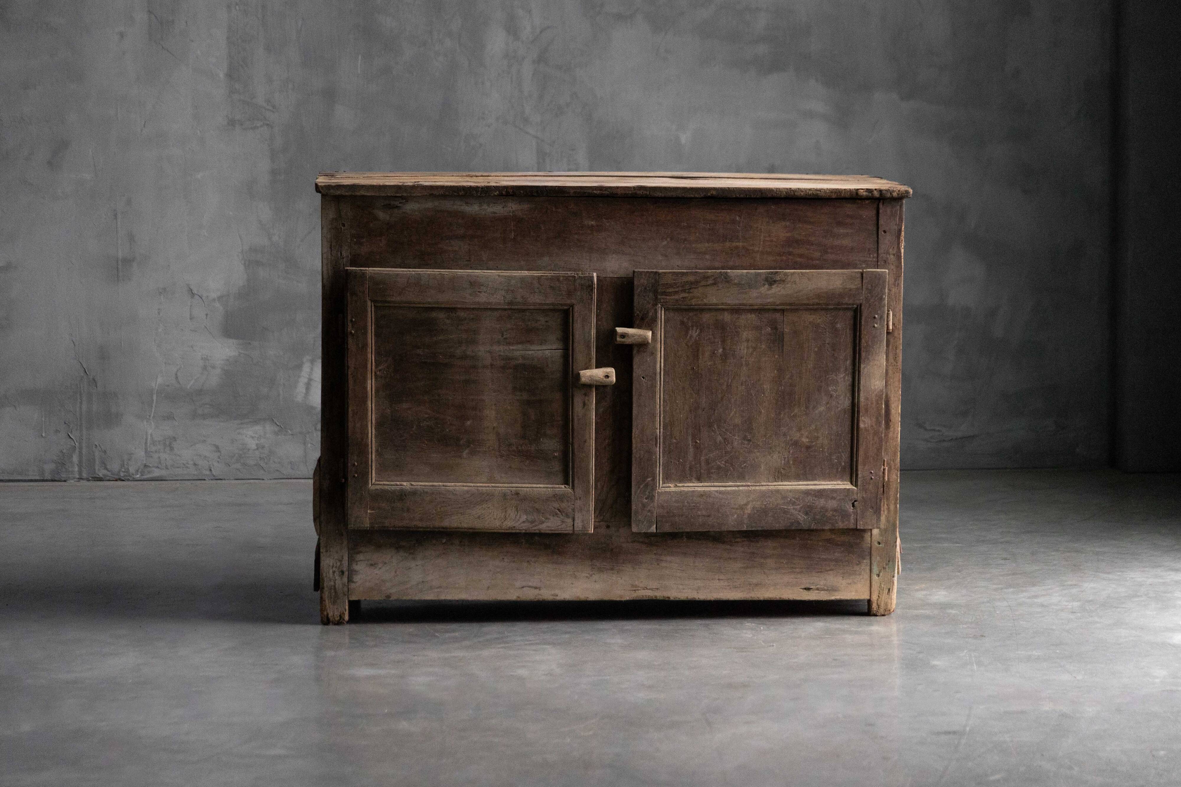 Rustic Wabi Sabi Cabinet, France, 19th Century