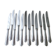 Coffret de 12 couteaux de table en acier inoxydable monobloc Guy Degrenne