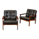 Paire de fauteuils Capella par Illum Wikkelso