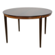 Mid-Century Round Rosewood Dining Table Model 71 by Severin Hansen for Hasl