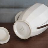 Art Deco porcelain teapot, porcelain coffee pot, kitchen