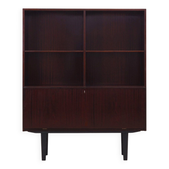 Mahogany bookcase, Danish design, 1970s, manufacturer: Omann Jun