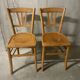 Pair of 1960s bistro chairs