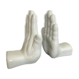 Pair of Ceramic Handends 70s-80s