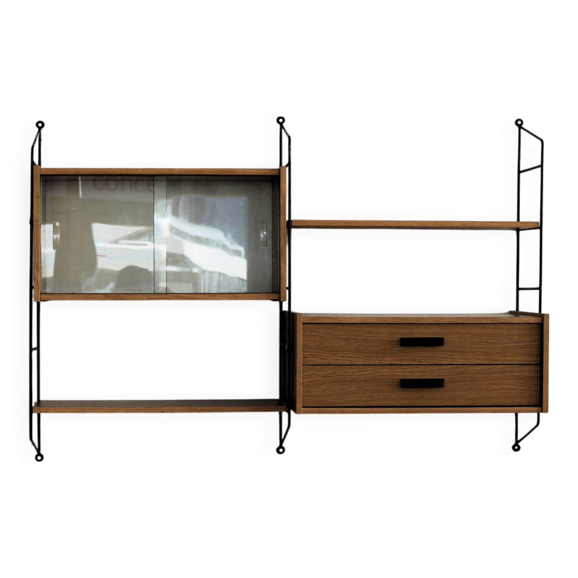 vintage wall rack | wall system | 1960s | Swedish
