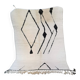 White Berber Carpet "Atlas Diamond" 3*2m