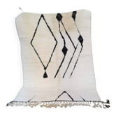 White Berber Carpet "Atlas Diamond" 3*2m