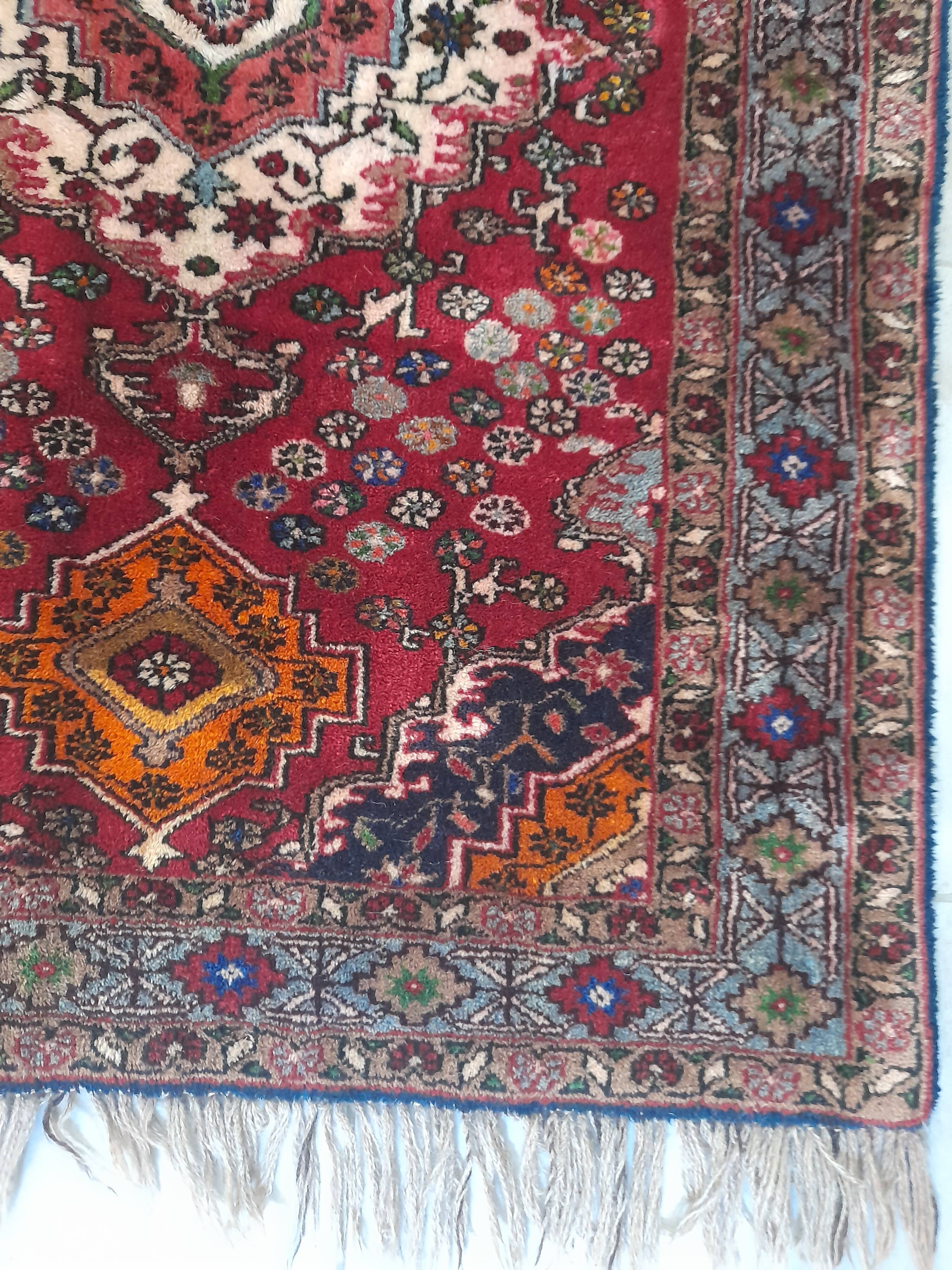 Persian carpet 166x106cm knotted hand
