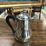 Silver-plated metal jug, Ercuis.