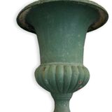 Vase Medici Late XIXth enamel Green