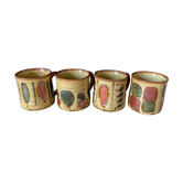 Mugs en céramique vintage