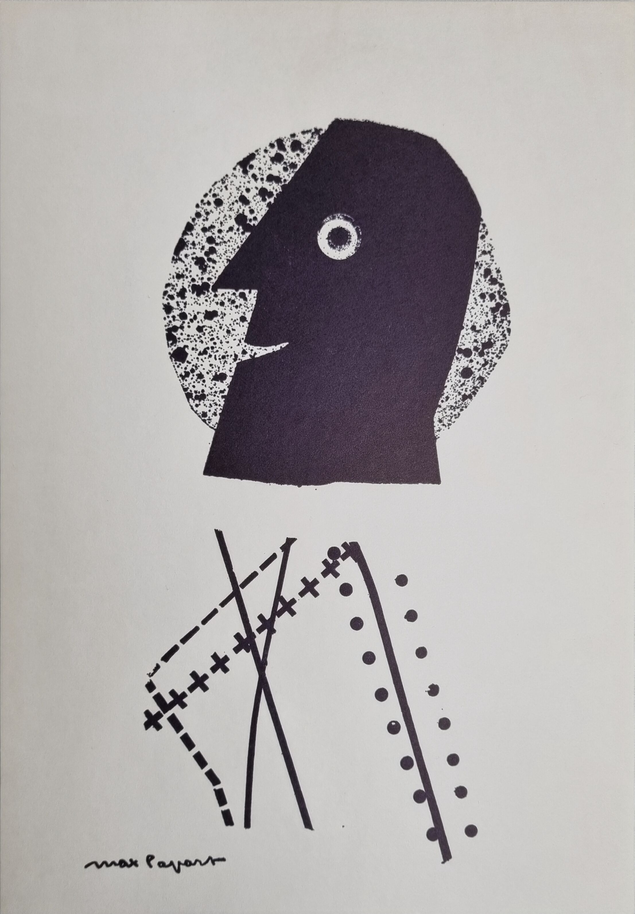 Print after Max Papart, untitled, 1973